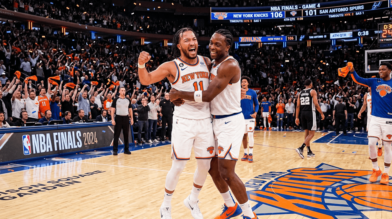 Anunoby firma el milagro: Knicks completan una remontada histórica y quedan a un triunfo del campeonato